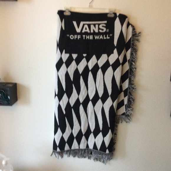vans checkered blanket
